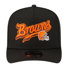 Cleveland Browns New Era Born x Raised A-Frame 9FIFTY Snapback Hat Black