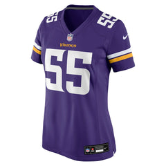NFL Eric Wilson Minnesota Vikings Women's Team Game Jersey - Purple