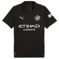 Phil Foden Manchester City 2025/26 Away Replica Player Jersey Black