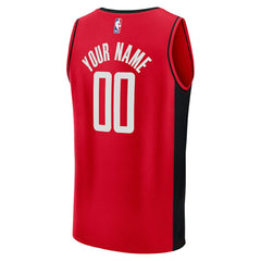 NBA Houston Rockets Fast Break Custom Jersey - Icon Edition - Red