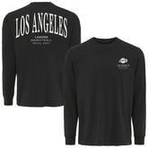 Los Angeles Lakers Sportiqe Unisex Athletic Club Collection Sherwood Relaxed Fit Premium Long-Sleeve T-Shirt Anthracite