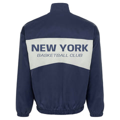 New York Knicks Sportiqe Unisex Athletic Club Collection Senna Premium Lightweight Full-Zip Jacket Blue