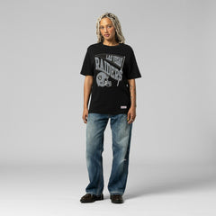 Las Vegas Raiders Women's Team Dynamic Boyfriend T-Shirt Black