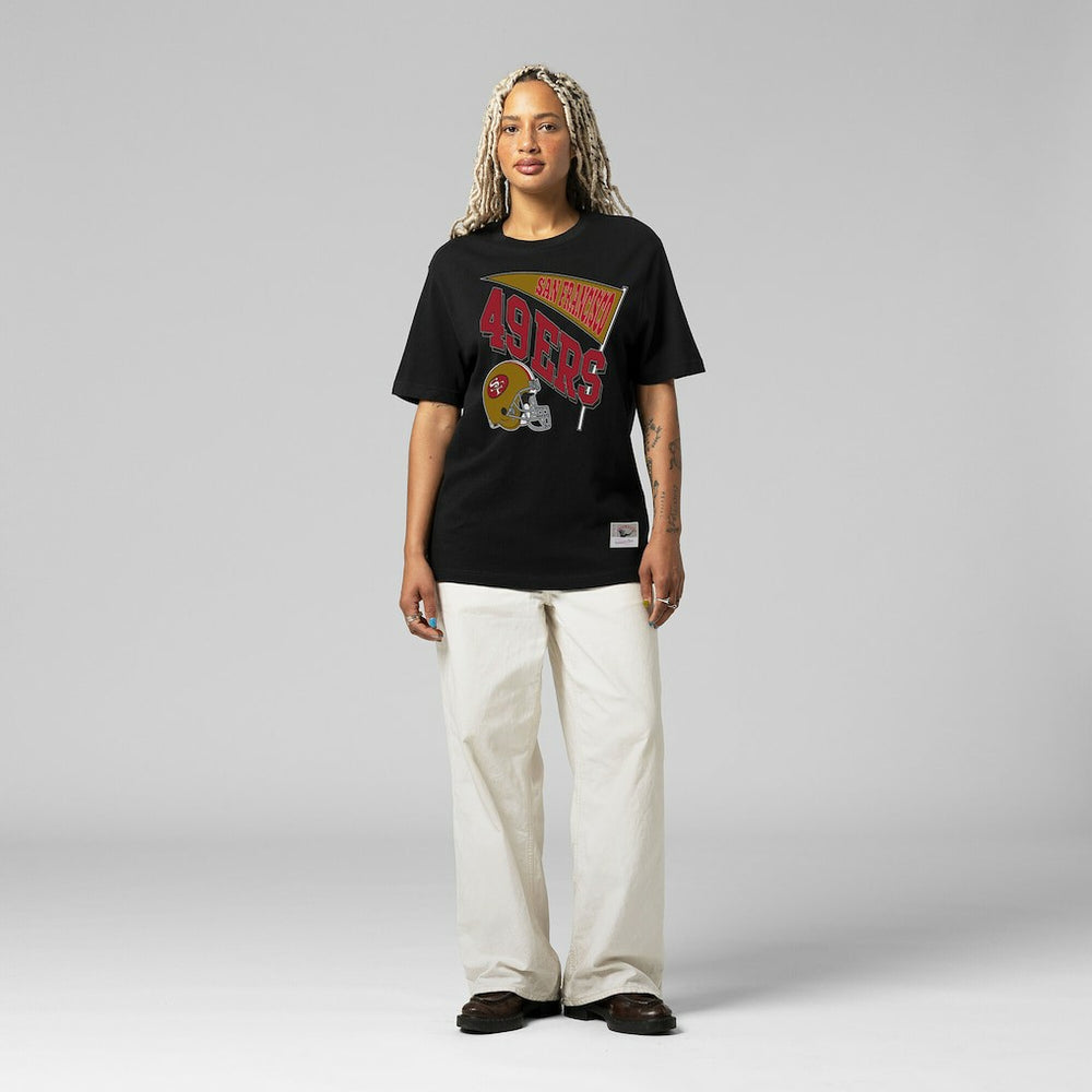 San Francisco 49ers Women's Team Dynamic Boyfriend T-Shirt Black