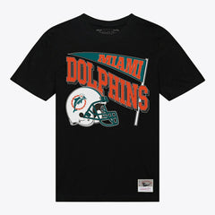 Miami Dolphins Women's Team Dynamic Boyfriend T-Shirt Black