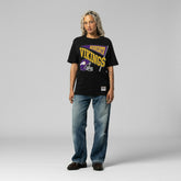 Minnesota Vikings Women's Team Dynamic Boyfriend T-Shirt Black