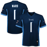 NFL Cameron Ward Tennessee Titans Youth Replica Player Jersey - Navy online
