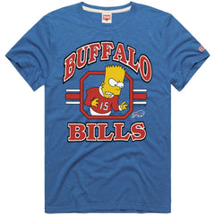 Buffalo Bills Homage x The Simpsons Unisex Tri-Blend T-Shirt Royal