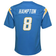 NFL Omarion Hampton Los Angeles Chargers Youth Team Game Jersey - Powder Blue