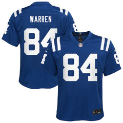 NFL Tyler Warren Indianapolis Colts Youth Team Game Jersey - Royal
