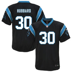 NFL Chuba Hubbard Carolina Panthers Youth Team Game Jersey - Black