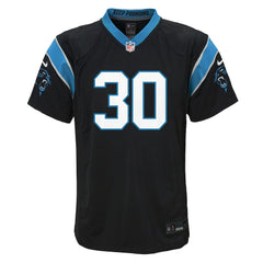 NFL Chuba Hubbard Carolina Panthers Youth Team Game Jersey - Black