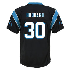 NFL Chuba Hubbard Carolina Panthers Youth Team Game Jersey - Black