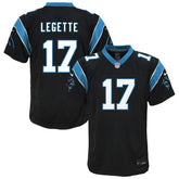 NFL Xavier Legette Carolina Panthers Youth Team Game Jersey - Black