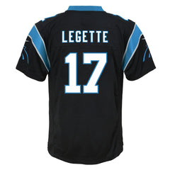 NFL Xavier Legette Carolina Panthers Youth Team Game Jersey - Black