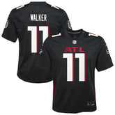 NFL Jalon Walker Atlanta Falcons Youth Team Game Jersey - Black