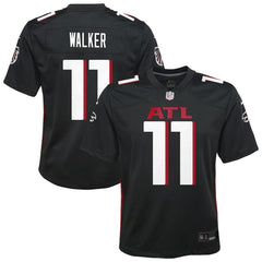 NFL Jalon Walker Atlanta Falcons Youth Team Game Jersey - Black