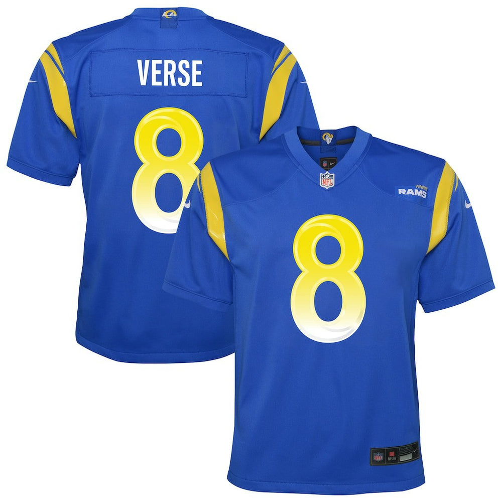 NFL Jared Verse Los Angeles Rams Youth Team Game Jersey - Royal