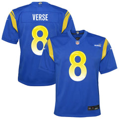 NFL Jared Verse Los Angeles Rams Youth Team Game Jersey - Royal