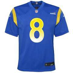 NFL Jared Verse Los Angeles Rams Youth Team Game Jersey - Royal