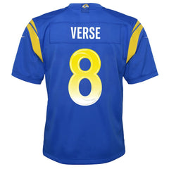 NFL Jared Verse Los Angeles Rams Youth Team Game Jersey - Royal