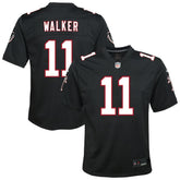 NFL Jalon Walker Atlanta Falcons Youth Alternate Game Jersey - Black