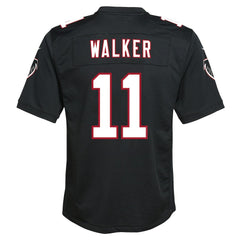 NFL Jalon Walker Atlanta Falcons Youth Alternate Game Jersey - Black