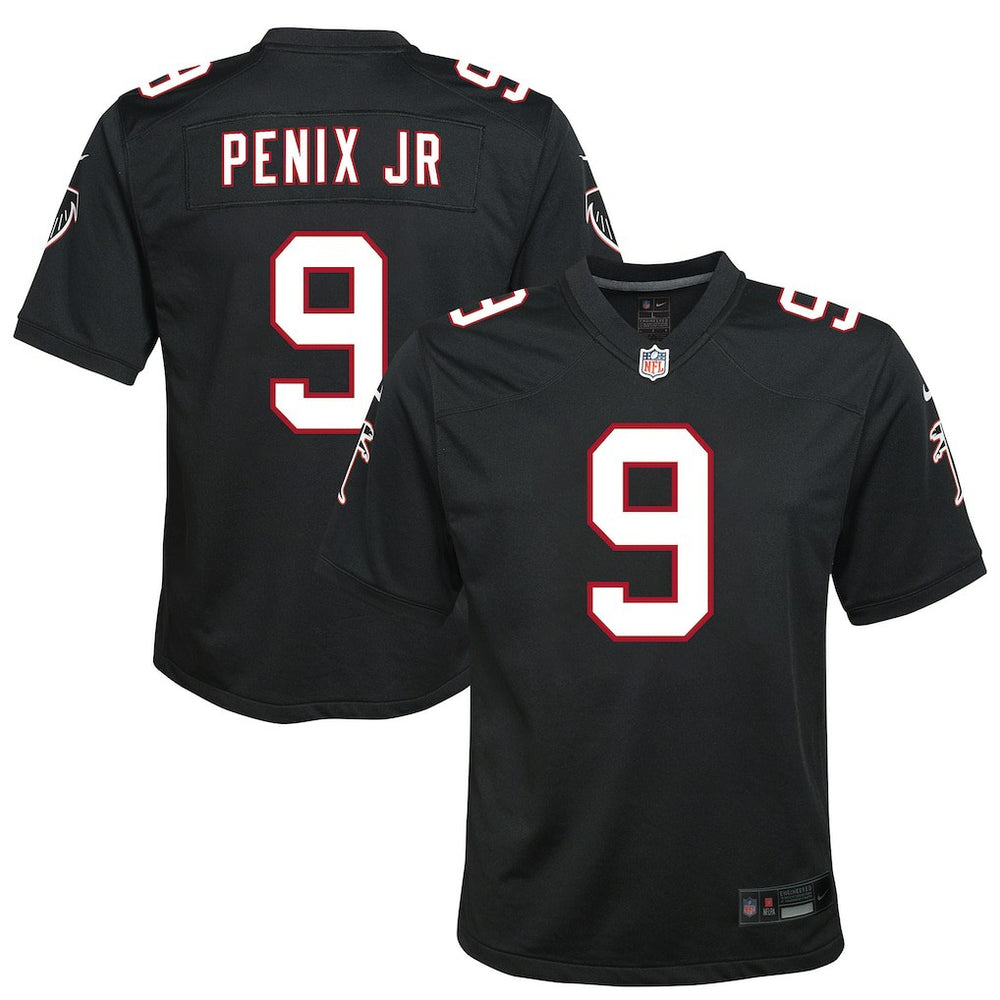 NFL Michael Penix Jr. Atlanta Falcons Youth Alternate Game Jersey - Black