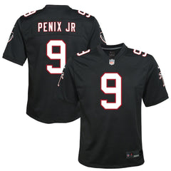 NFL Michael Penix Jr. Atlanta Falcons Youth Alternate Game Jersey - Black