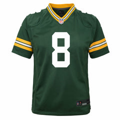 NFL Josh Jacobs Green Bay Packers Youth Team Game Jersey - Green