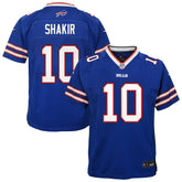 NFL Khalil Shakir Buffalo Bills Youth Team Game Jersey - Royal