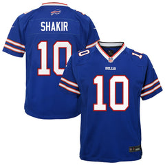NFL Khalil Shakir Buffalo Bills Youth Team Game Jersey - Royal