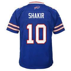 NFL Khalil Shakir Buffalo Bills Youth Team Game Jersey - Royal