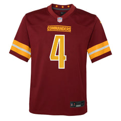 NFL Frankie Luvu Washington Commanders Youth Team Game Jersey - Burgundy