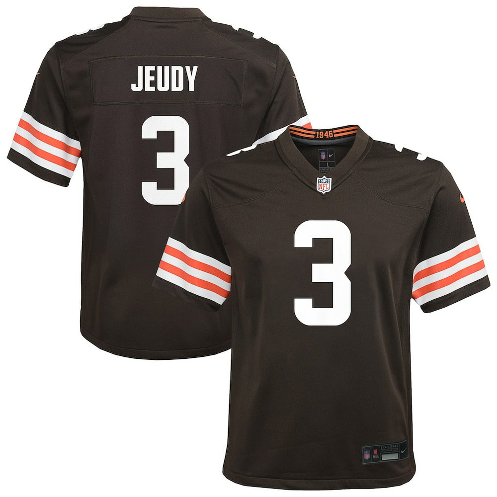 NFL Jerry Jeudy Cleveland Browns Youth Team Game Jersey - Brown