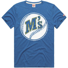 Seattle Mariners Homage Hyper Local Refresh T-Shirt - Royal T-shirts