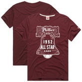 Philadelphia Phillies Homage Hyper Local Refresh T-Shirt - Wine T-shirts