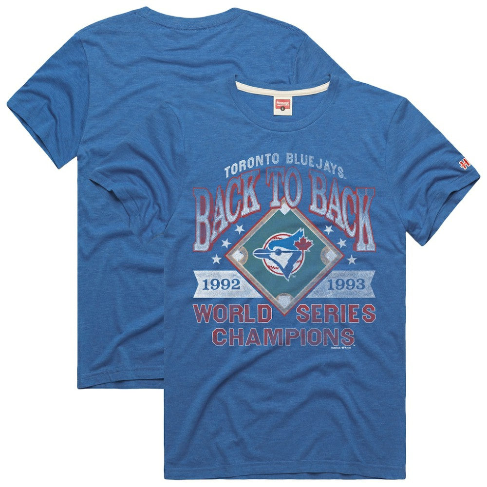 Toronto Blue Jays Homage Hyper Local Refresh Tri-Blend T-Shirt - Royal T-shirts