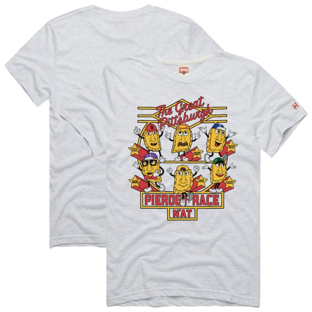 Pittsburgh Pirates Homage Hyper Local Refresh Tri-Blend T-Shirt - Ash T-shirts