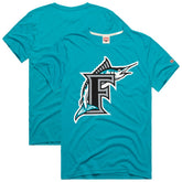 Miami Marlins Homage Hyper Local Refresh T-Shirt - Teal T-shirts