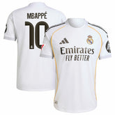 Kylian Mbappé Real Madrid 2025/26 Home Player Jersey White