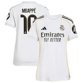 Kylian Mbappé Real Madrid Women's 2025/26 Home Replica Player Jersey White
