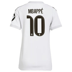 Kylian Mbappé Real Madrid Women's 2025/26 Home Replica Player Jersey White