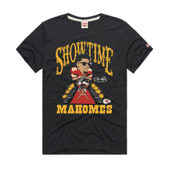 Patrick Mahomes Kansas City Chiefs Homage Unisex Caricature Player Graphic Tri-Blend T-Shirt Charcoal
