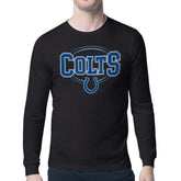 Indianapolis Colts Starter Team Track Graphic Long Sleeve T-Shirt Black