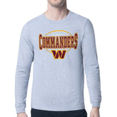 Washington Commanders Starter Team Track Graphic Long Sleeve T-Shirt Heather Gray