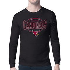 Arizona Cardinals Starter Team Track Graphic Long Sleeve T-Shirt Black