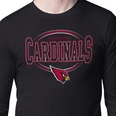 Arizona Cardinals Starter Team Track Graphic Long Sleeve T-Shirt Black