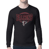 Atlanta Falcons Starter Team Track Graphic Long Sleeve T-Shirt Black