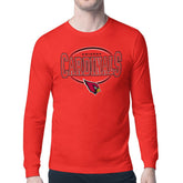 Arizona Cardinals Starter Team Track Graphic Long Sleeve T-Shirt Cardinal